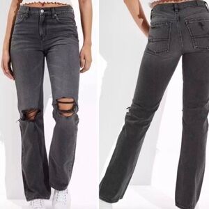 American Eagle Outfitters Black washed 90’s Bootcut size 4